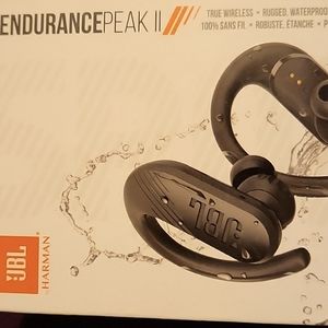 JBL EndurancePeak 2 Earbuds, Black
